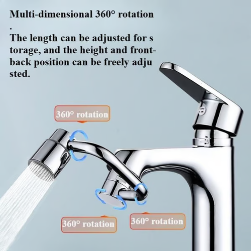 🚰Universal sink faucet✨1440° Rotatable Faucet Aerator Extension