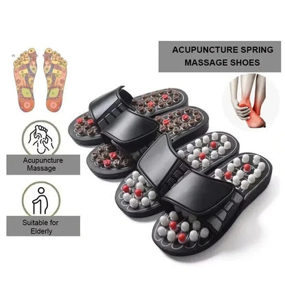 🦶 BYRIVER Therapeutic Massage Slippers | Unisex foot relaxation aid, relieves foot pain and fatigue, a great health gift for parents.