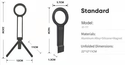 Magnetic Phone Tripod for iPhone, MA38 Portable Phone Holder Mini Tripod for Magsafe
