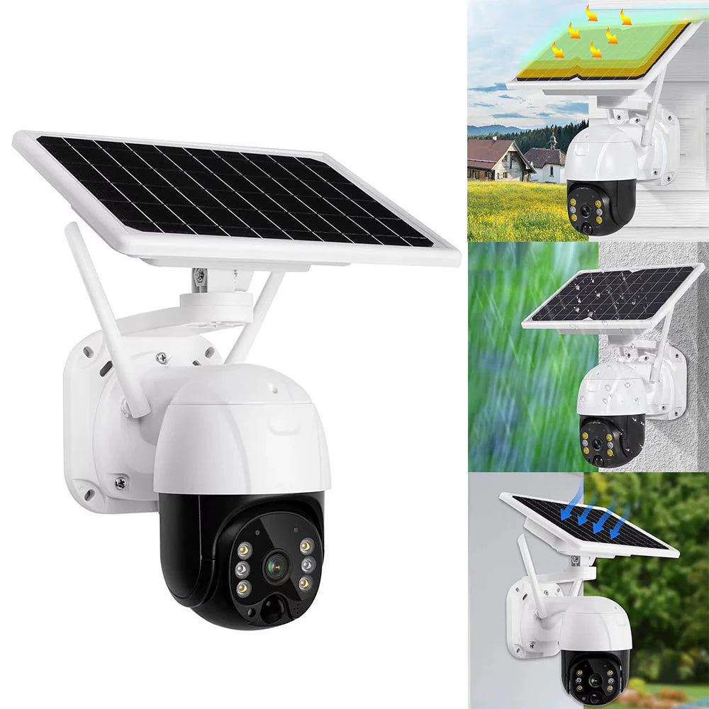 🔆 SWVW 4G Solar-Powered Dual-Lens Camera｜6K Ultra HD Intelligent Monitoring, Automatic Tracking, 24/7 Protection