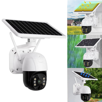 🔆 SWVW 4G Solar-Powered Dual-Lens Camera｜6K Ultra HD Intelligent Monitoring, Automatic Tracking, 24/7 Protection