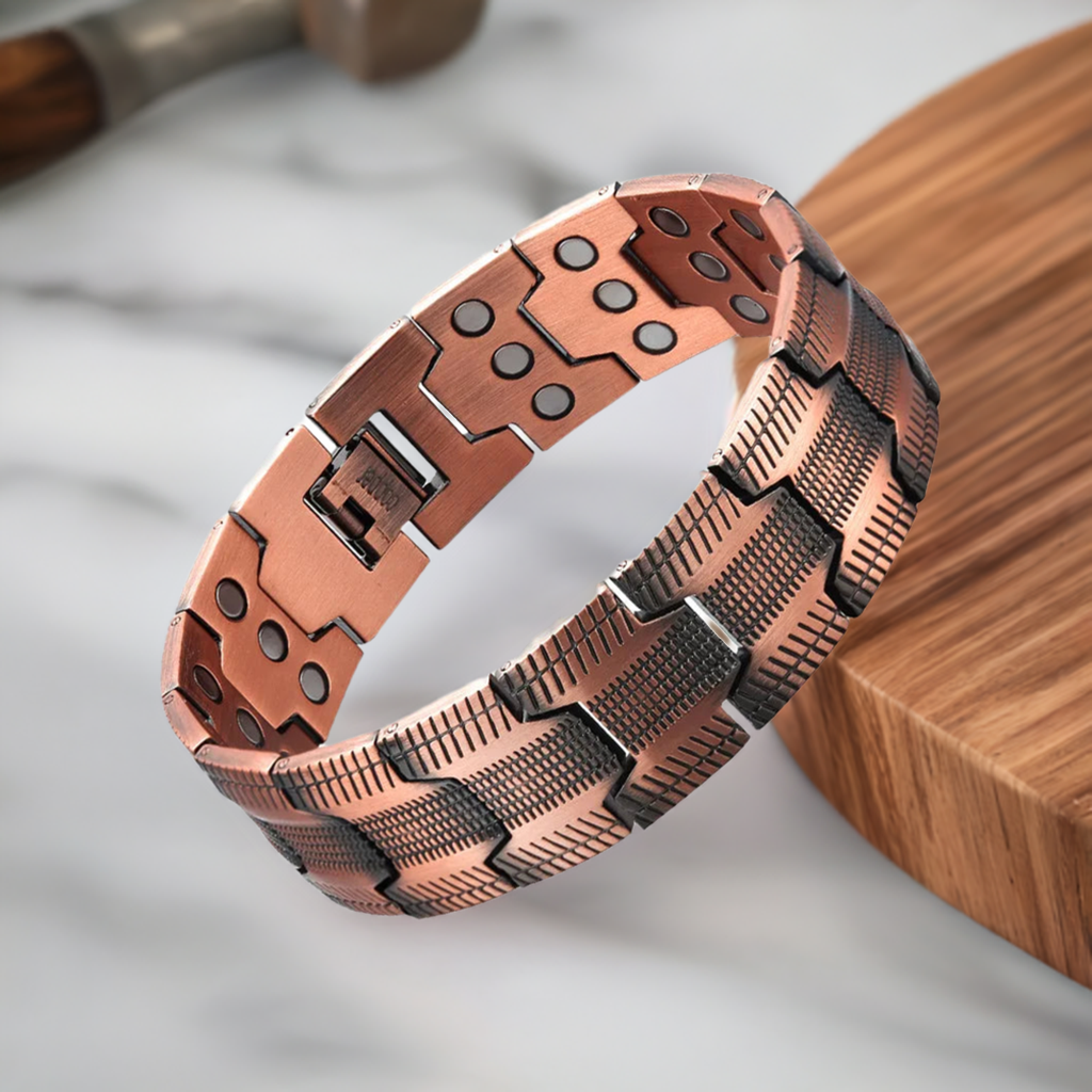 ✨ High-quality copper magnetic therapy bracelet｜💪 Magnetic balance and health, you will love it and wear it all day long!