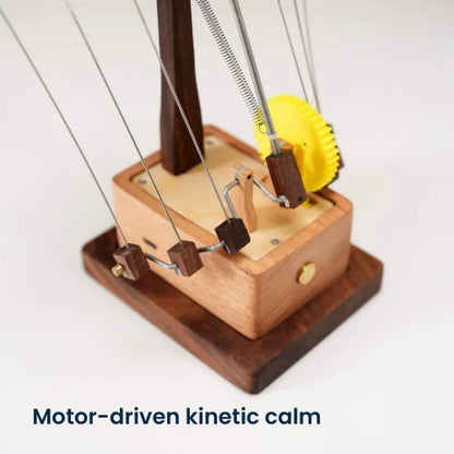 🌊 Handcrafted wooden manta ray mechanical ornament | A meticulously crafted marine art automated device