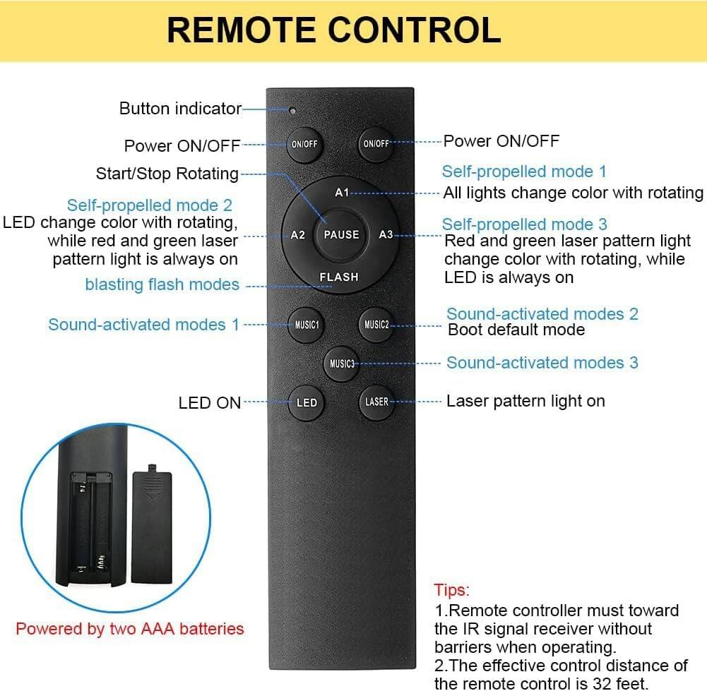 Party Lights Disco Ball Light with Pattern Projection,Dj Disco Light Sound Activated LED Light,RGB Colored Strobe Stage Lighting for Indoor Dance Parties Birthday Karaoke Halloween Christmas