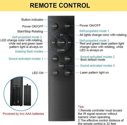 Party Lights Disco Ball Light with Pattern Projection,Dj Disco Light Sound Activated LED Light,RGB Colored Strobe Stage Lighting for Indoor Dance Parties Birthday Karaoke Halloween Christmas