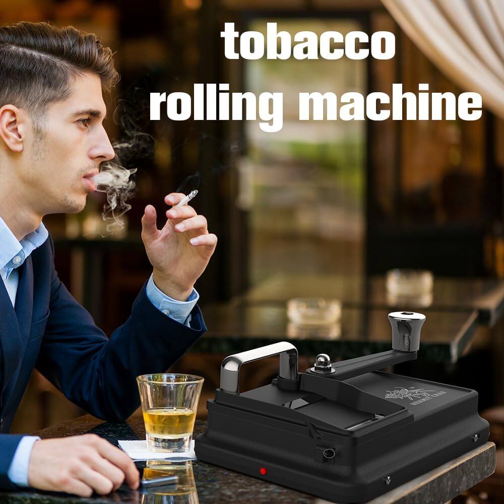 Hermit Crab Roman Foot Manual Cigarette Roller | 8mm Precision Injection, Easily Create the Perfect Cigarette