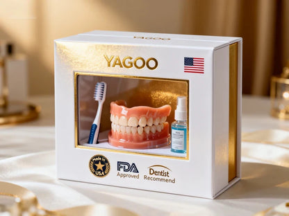 🦷 Yagoo™ Medical Full Dentures | Secure fit and no slippage, recreating the chewing experience of natural teeth!
