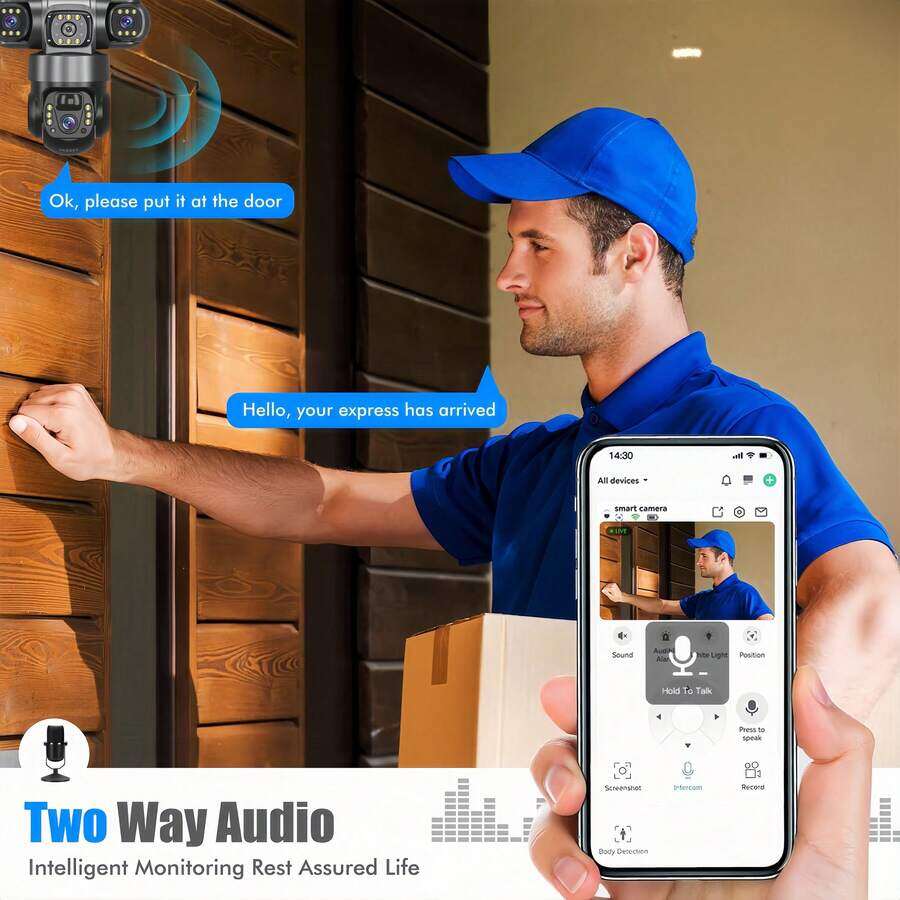 🔆 SWVW 4G Solar-Powered Dual-Lens Camera｜6K Ultra HD Intelligent Monitoring, Automatic Tracking, 24/7 Protection