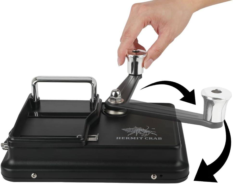 Hermit Crab Roman Foot Manual Cigarette Roller | 8mm Precision Injection, Easily Create the Perfect Cigarette