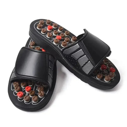 🦶 BYRIVER Therapeutic Massage Slippers | Unisex foot relaxation aid, relieves foot pain and fatigue, a great health gift for parents.