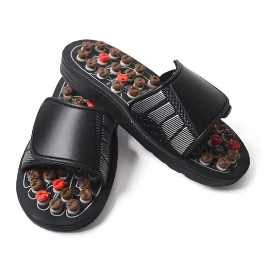 🦶 BYRIVER Therapeutic Massage Slippers | Unisex foot relaxation aid, relieves foot pain and fatigue, a great health gift for parents.